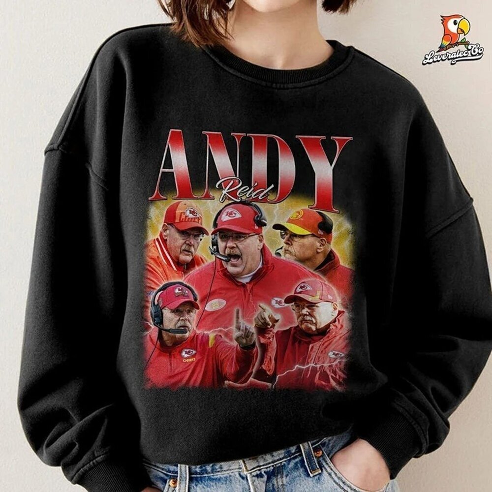 Andy Reid Kansas City Football NFL Sweatshirt Retro Fan Gift Crewneck